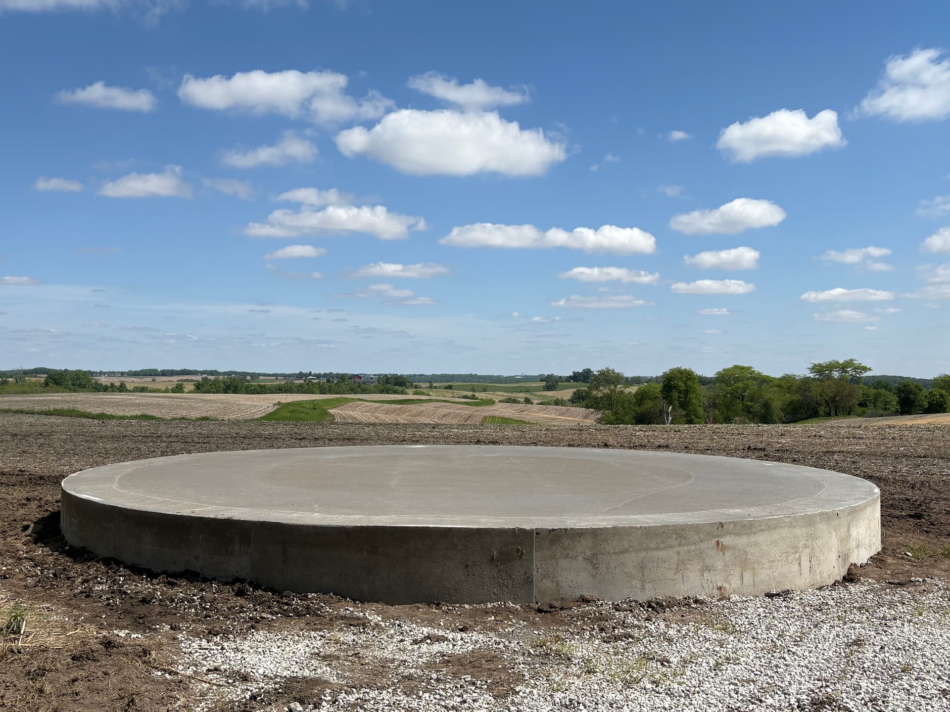 Stamped Patios and Grain Bin Pads Built to Last