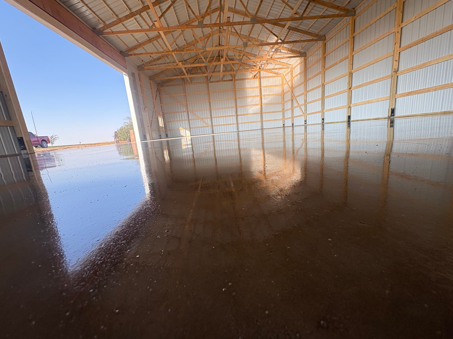 Gallery photos for Sleek Concrete Flooring for New London Workshop: Image #1