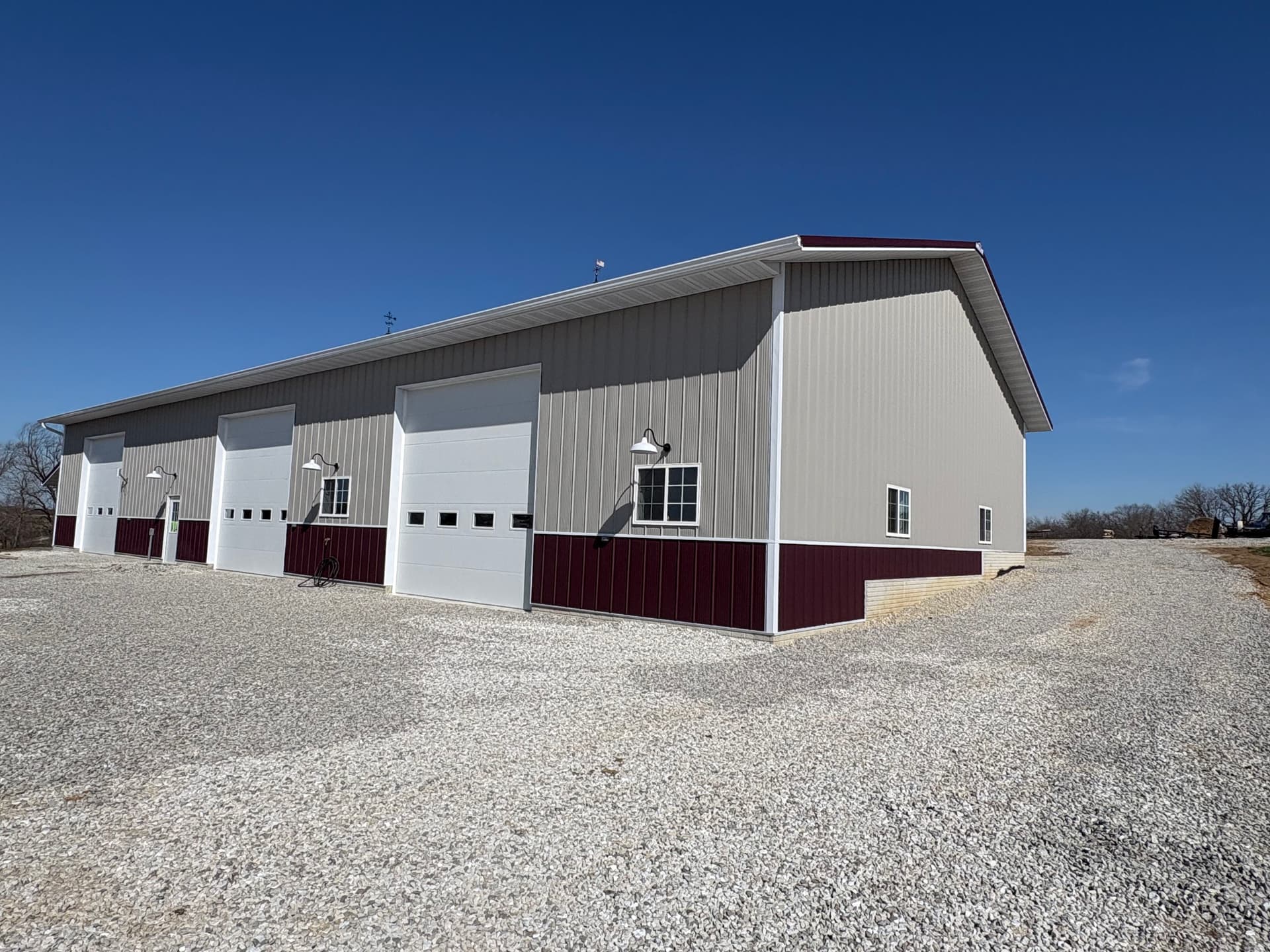 Barn Foundation, Concrete Floor and Exterior Pads Near Mt. Pleasant image