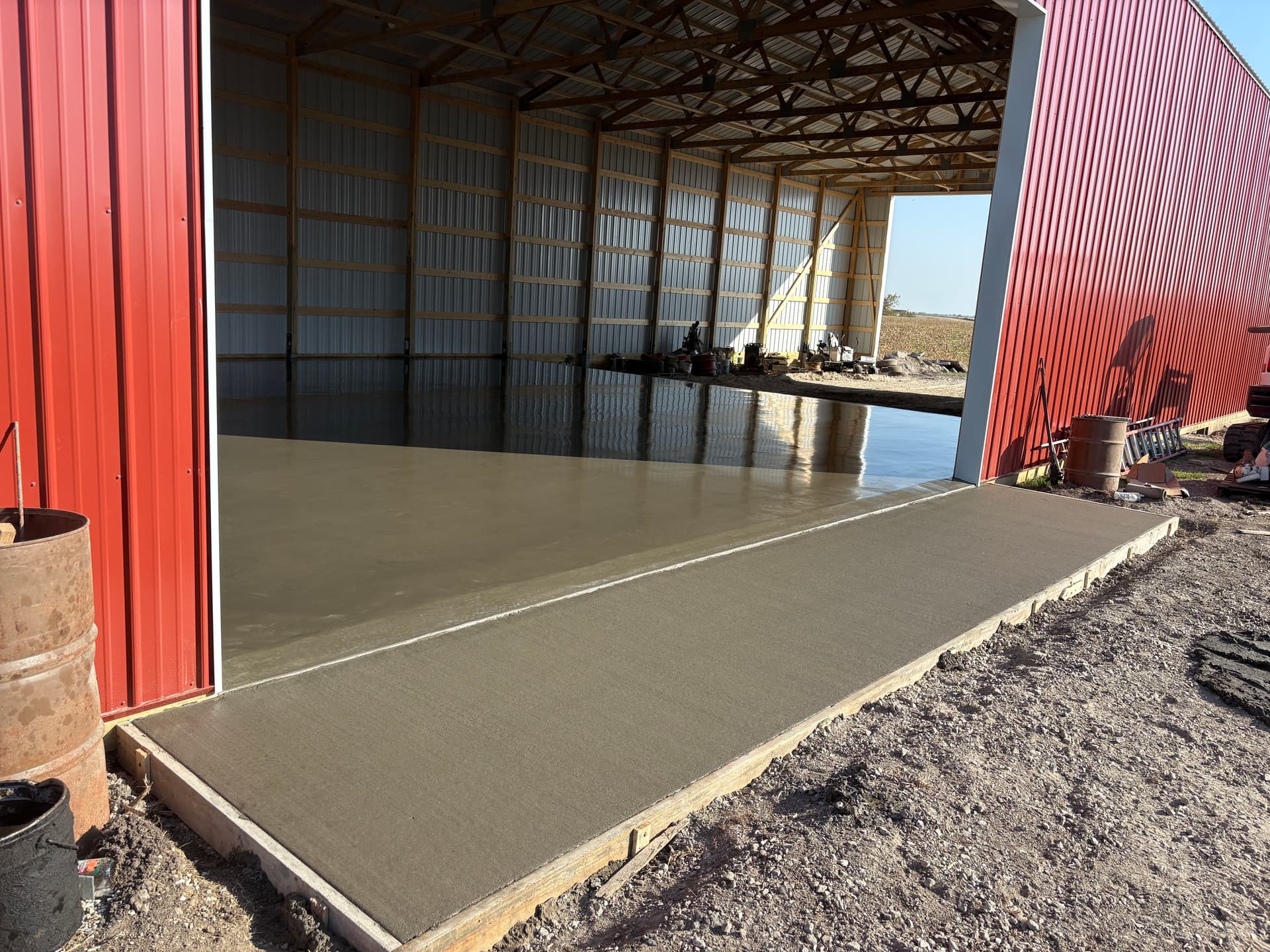 Sleek Concrete Flooring for New London Workshop image